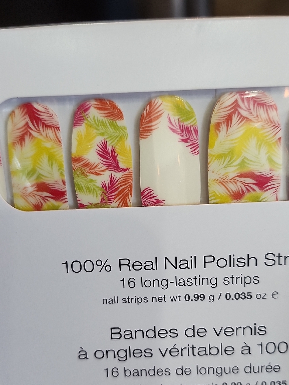 💅B2G1 👉*NWT* COLOR STREET "FROND OF YOU" 100% NAIL POLISH STRIPS ~PINK, RED